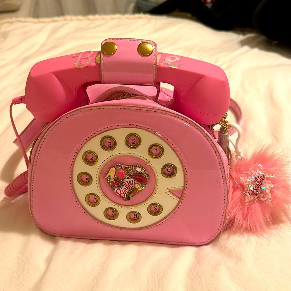 Barbie decorated phone purse